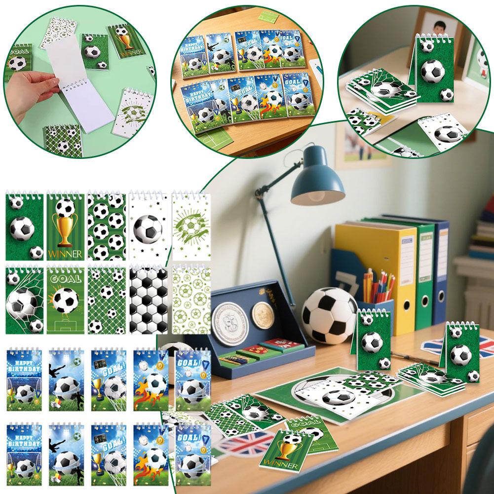 10Pcs Mini Soccer Pocket Noteb - Fitness Journal Planner review and price