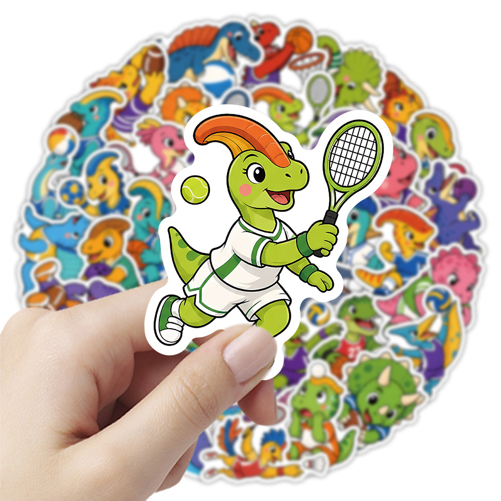 Cartoon Sports Dino Animal Sti - Fitness Journal Planner review and price