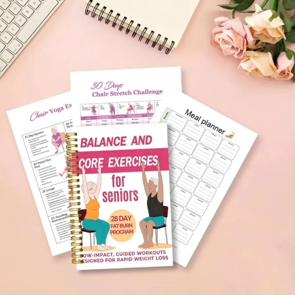 Chair Yoga Exercise Notebook F - Fitness Journal Planner review and price