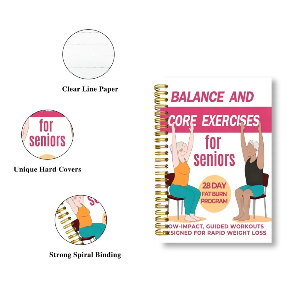 Chair Yoga Exercise Notebook F - Fitness Journal Planner review and price