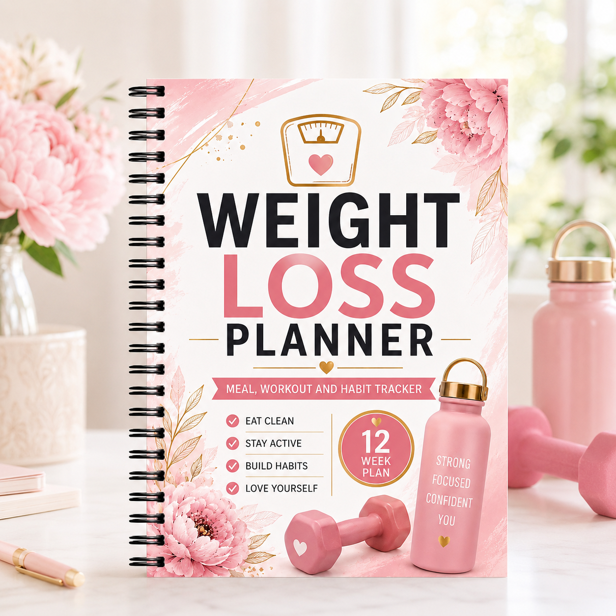Weight Loss Planner, Meal Work - Fitness Journal Planner review and price