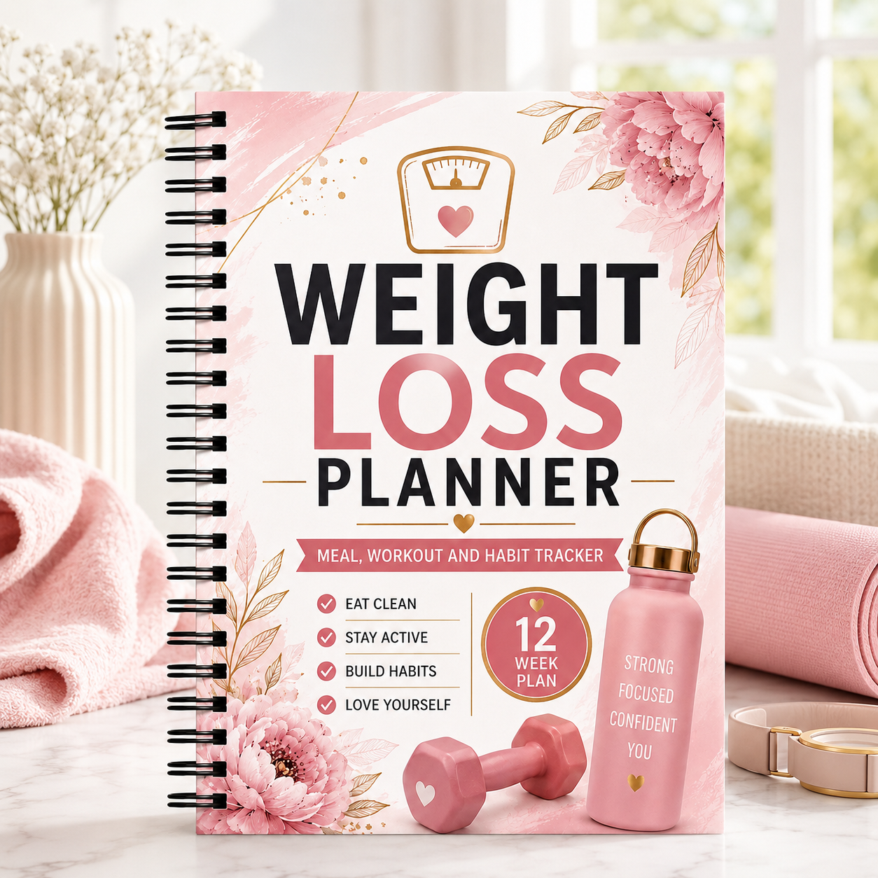 Weight Loss Planner, Meal Work - Fitness Journal Planner review and price