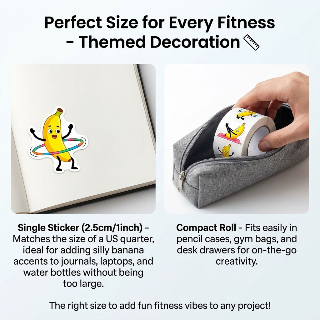 500Pcs Funny Fitness Banana St - Fitness Journal Planner review and price