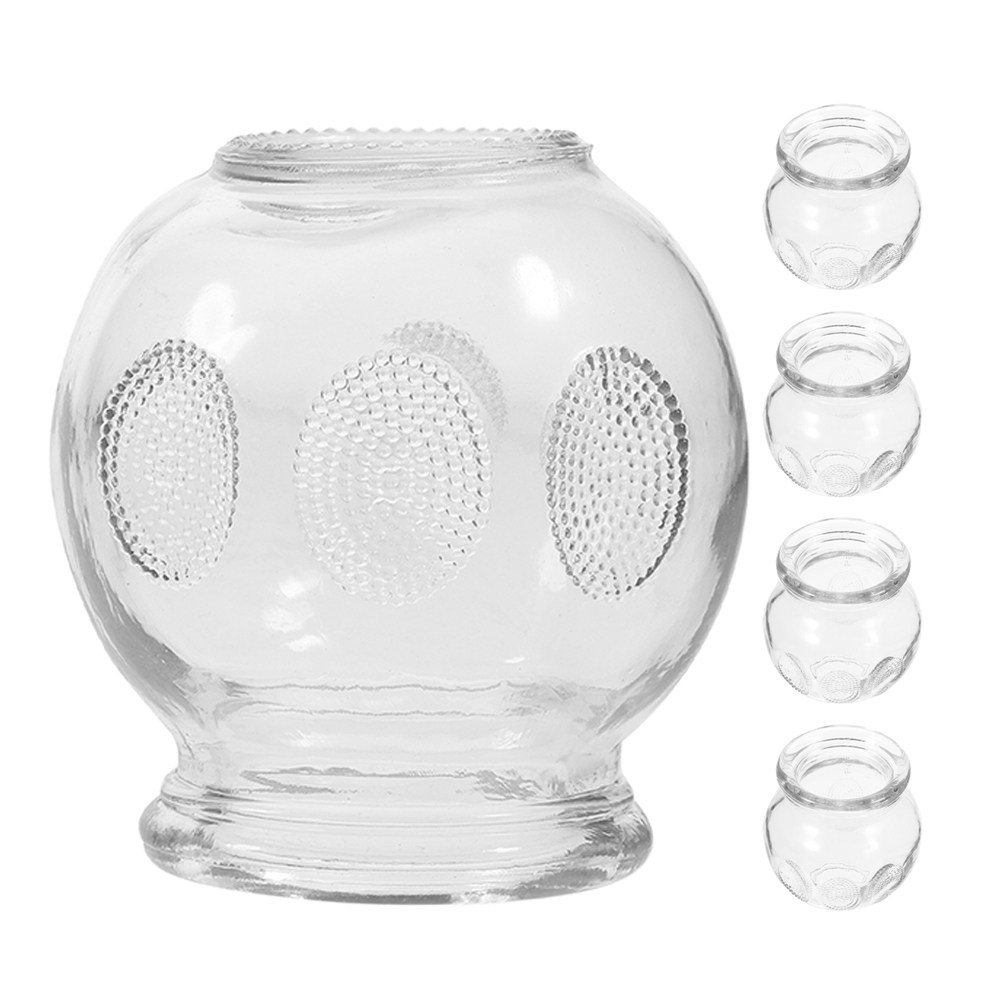 5Pcs Glass Cupping Set Fire Th - Cupping Therapy Set review and price
