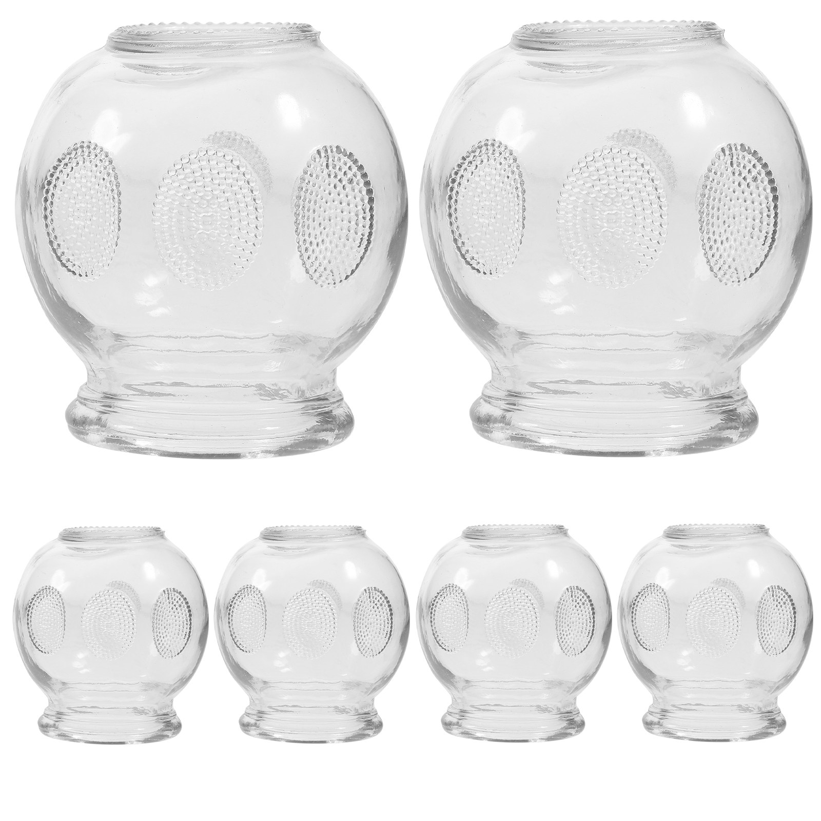 6Pcs Glass Cupping Therapy Set - Cupping Therapy Set review and price