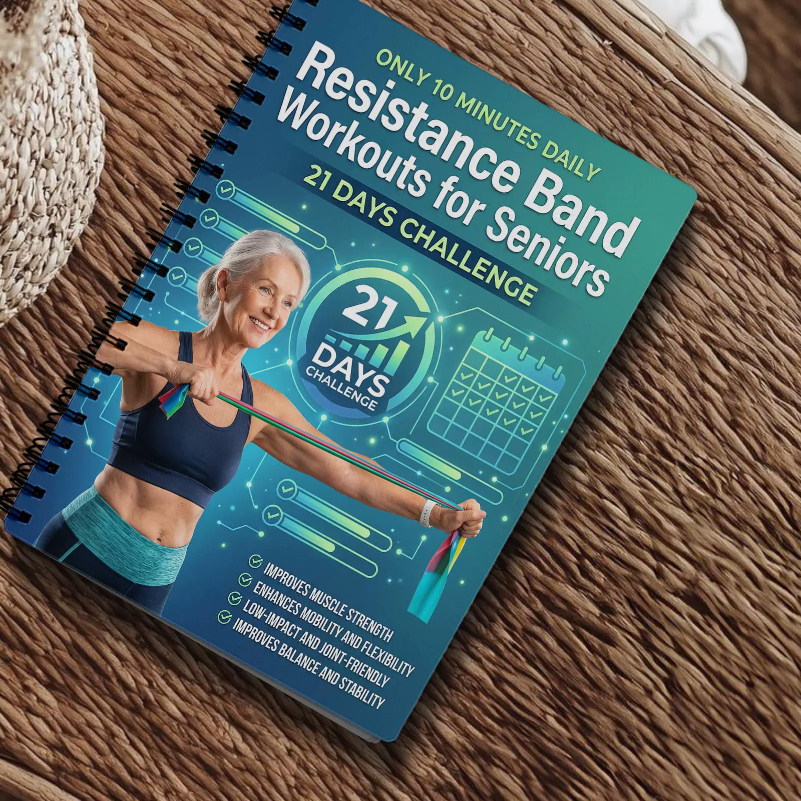 Resistance Band Workouts for S - Fitness Journal Planner review and price