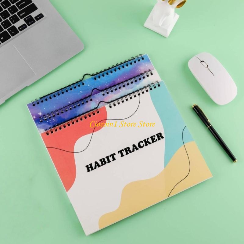 Colorful Habits Trackers Calen - Fitness Journal Planner review and price